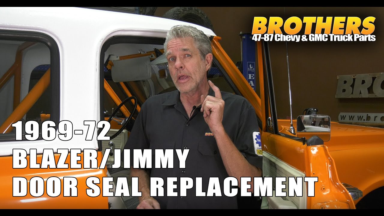 1969-72 Blazer K5/Jimmy Door Seal/Weatherstrip/Rubber Removal & Install