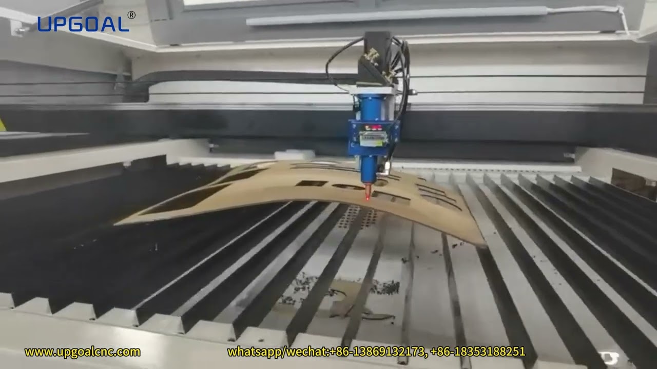Plywood Non Metal Auto Focus Head Co2 Laser Cutting Machine