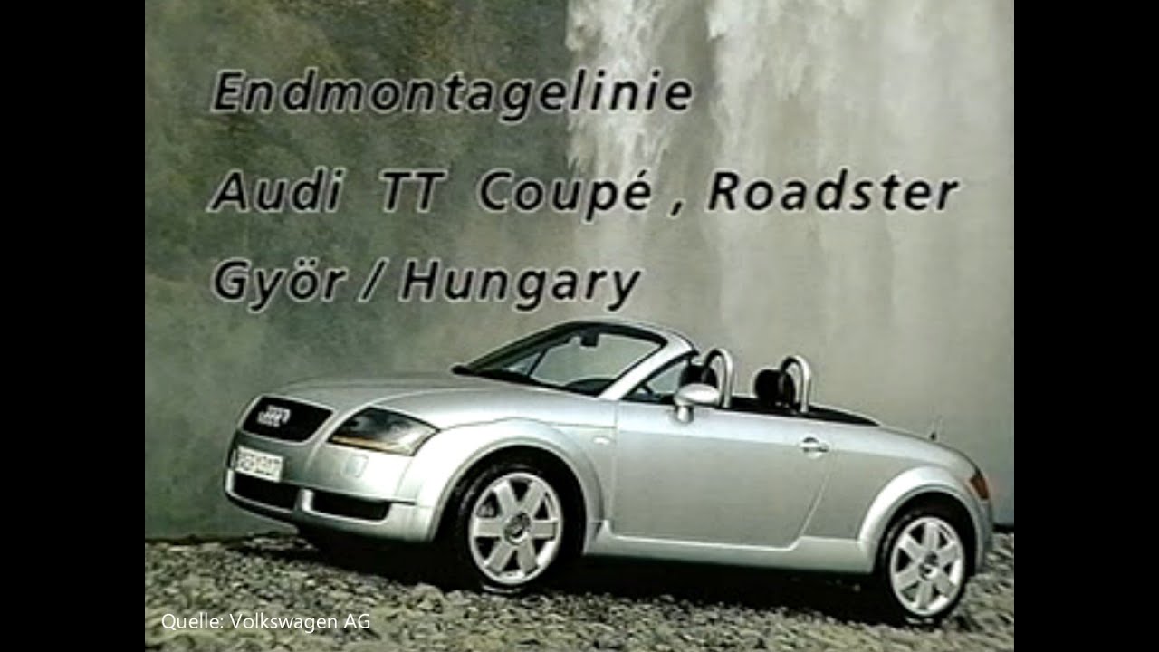 Die Produktion der Audi TT Roadster in Győr Ungarn