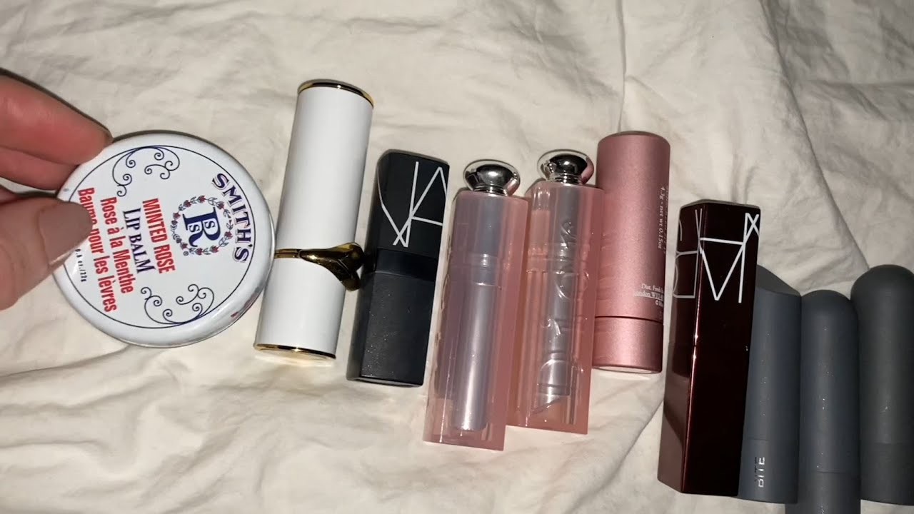 ASMR Lipstick Collection 👄 Lo-Fi Whispers + Gum
