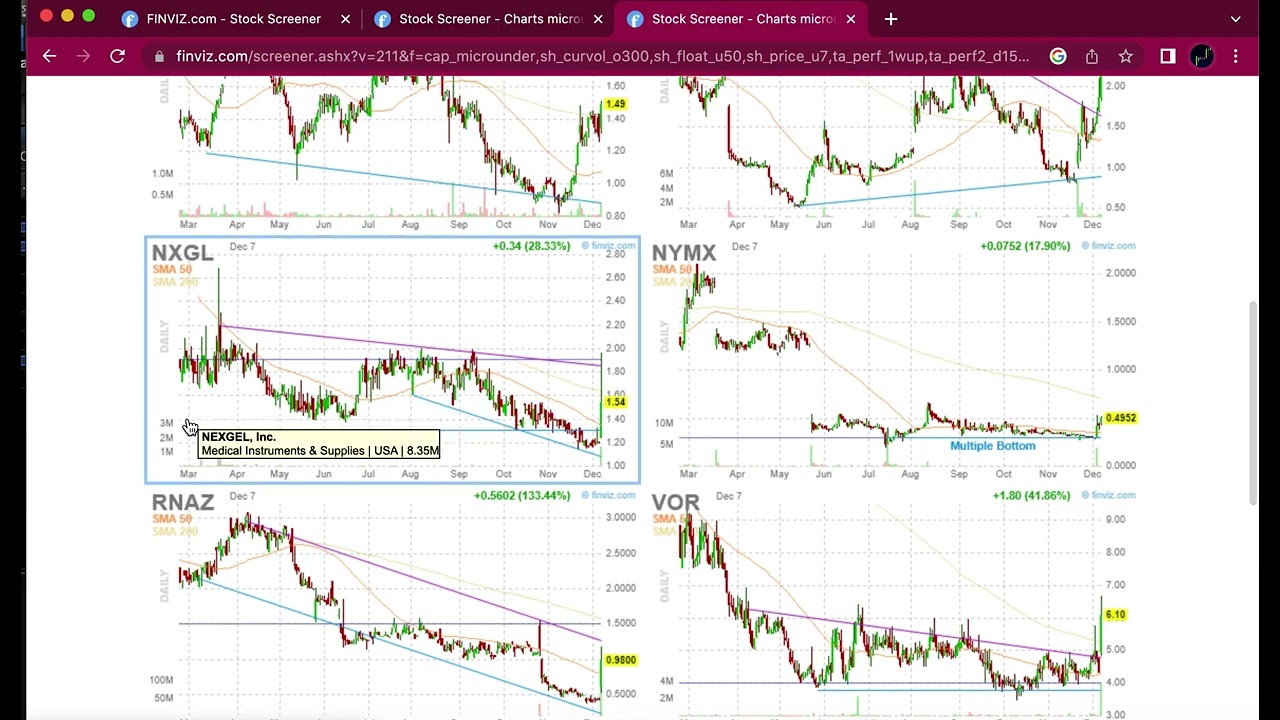 How to find the tops percent stocks on Finviz (Top gainers)