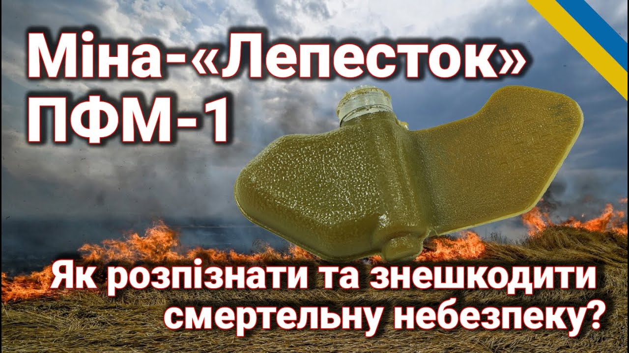 Міна «Лепесток» ПФМ-1: як розпізнати та знешкодити смертельну небезпеку?