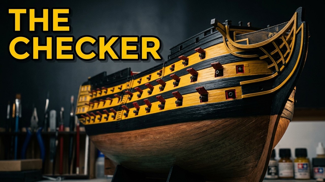 Model Ship builder : HMS Victory - Painting The Hull