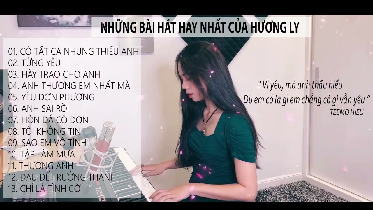 Tổng hợp những b&agrave;i h&aacute;t hay nhất của hương ly/Hương ly cover
