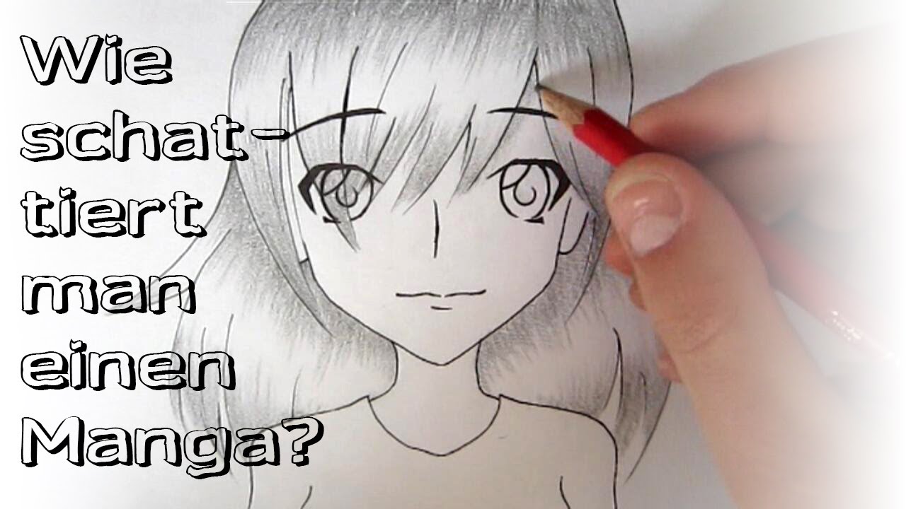 Wie schattiert man einen Manga