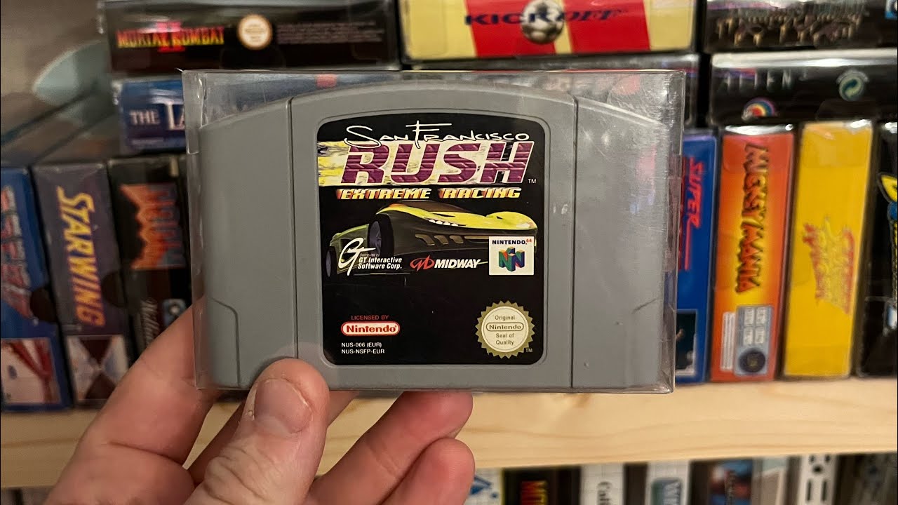 San Francisco Rush на N64 на Analogue 3D и Polymega: геймплей.