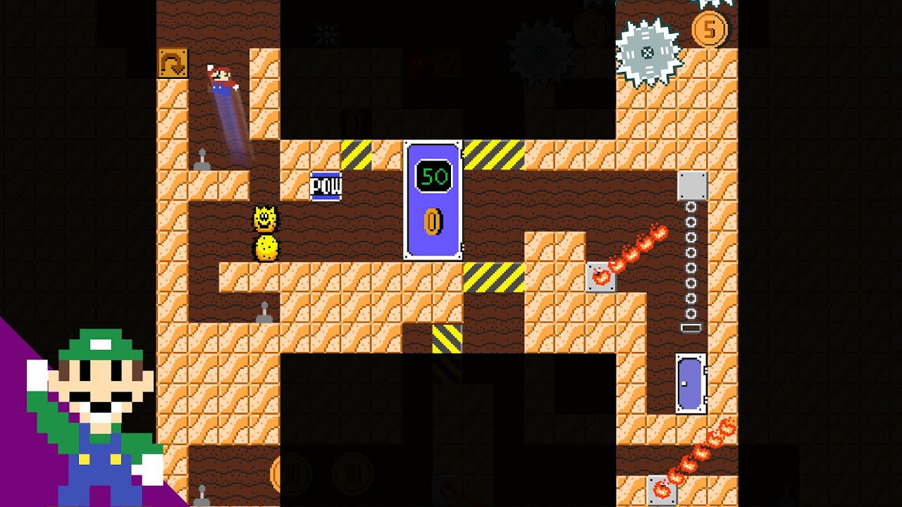 Mario in the EXPANDED maze mayhem