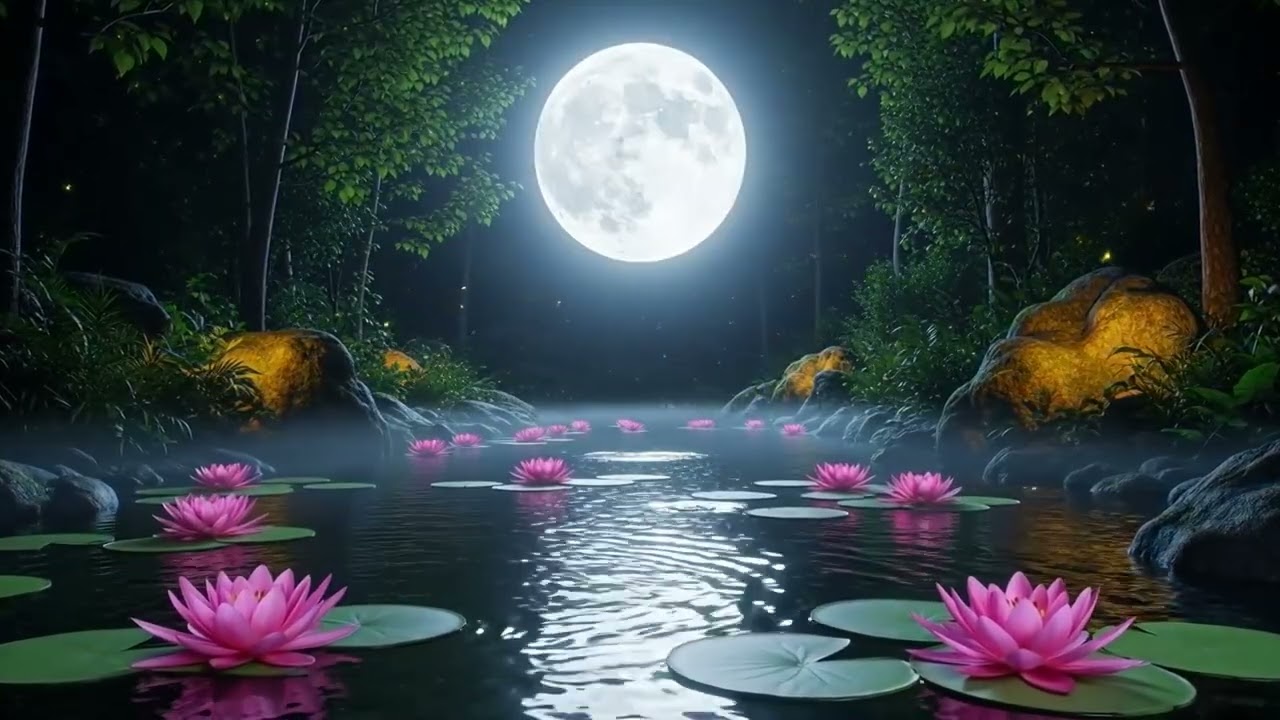 Tranquil Water Garden 🌿 Relaxation Scenery - Meditation & Mindfulness