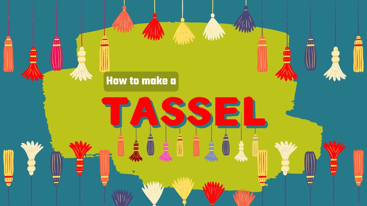 How To Make Tassels DIY | Thread Tassel Making