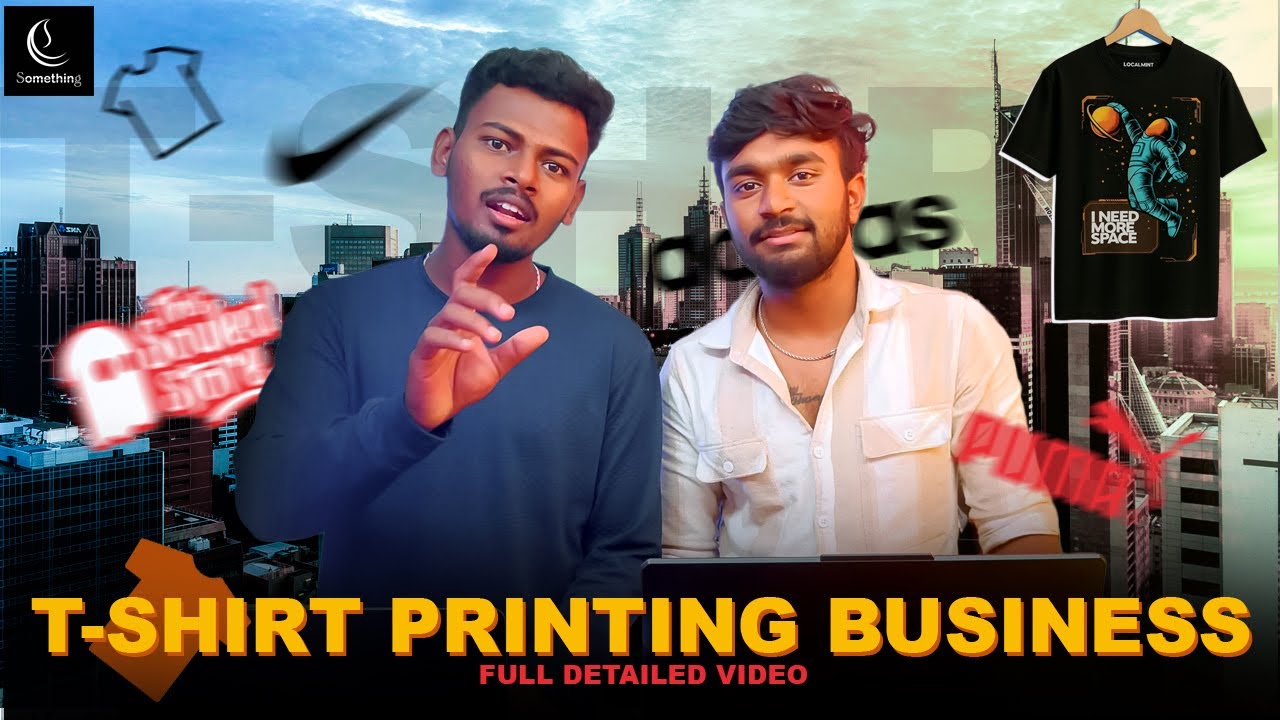 T-Shirt Printing Business Full Guide in Tamil | Low Investment High Profit Idea 2025