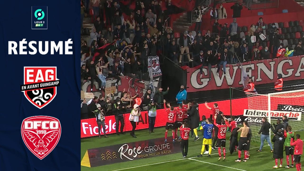 EN AVANT GUINGAMP - DIJON FCO (3 - 2) - Résumé - (EAG - DFCO) / 2021-2022