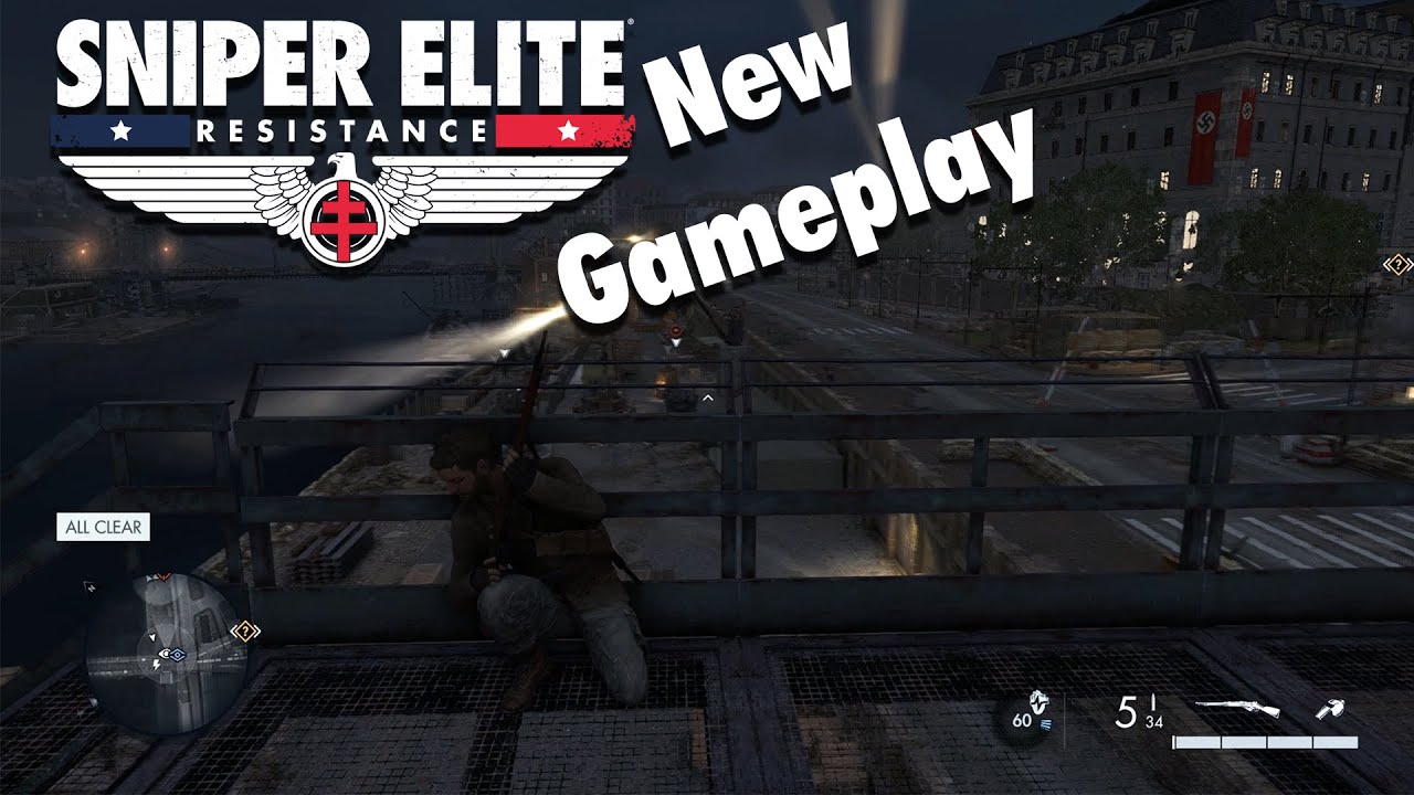 Sniper Elite: Resistance New Night Gameplay - Mission 3