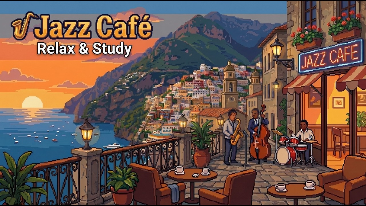 Jazz Café ☕ Relaxing Jazz Ambience for Study, Work & Chill