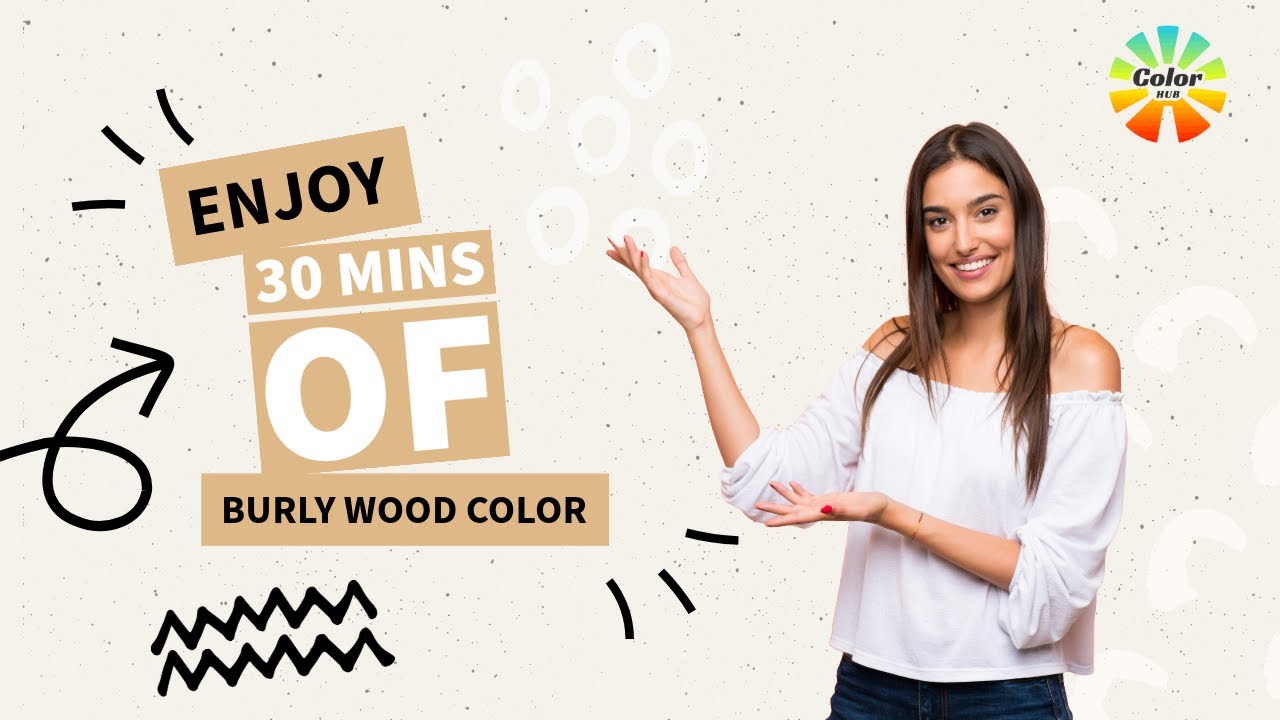 Burly Wood Color in 4k resolution. #4k