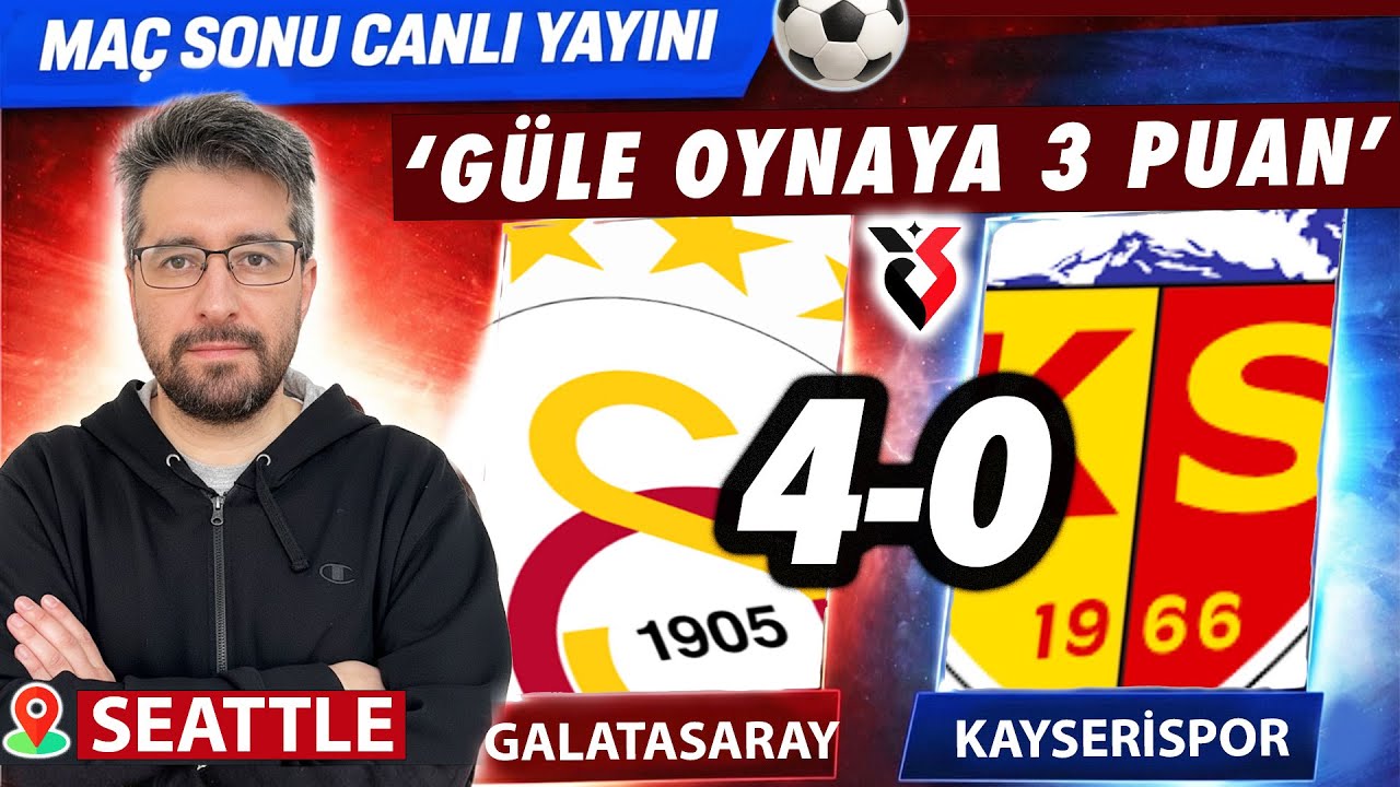 Galatasaray – Kayserispor | Maç Sonu Canlı Yayını | Trendyol Süper Lig