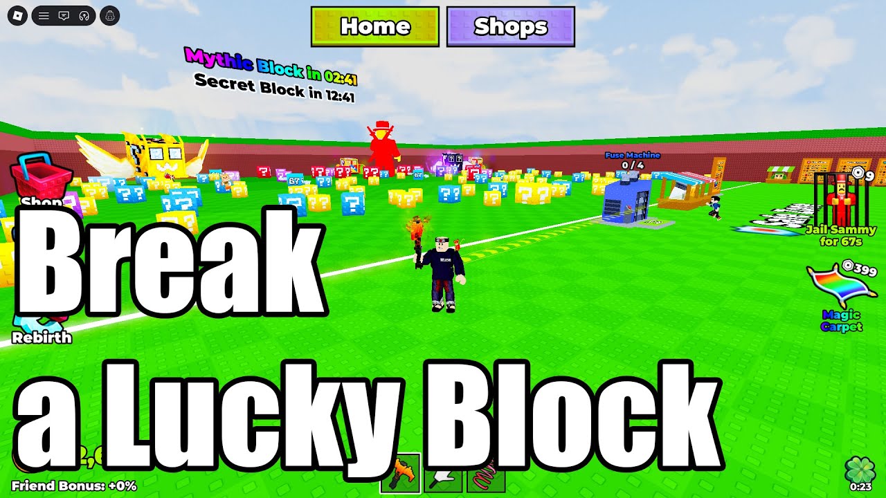 [SECRET] How to play ⛏️ Break a Lucky Block | ROBLOX