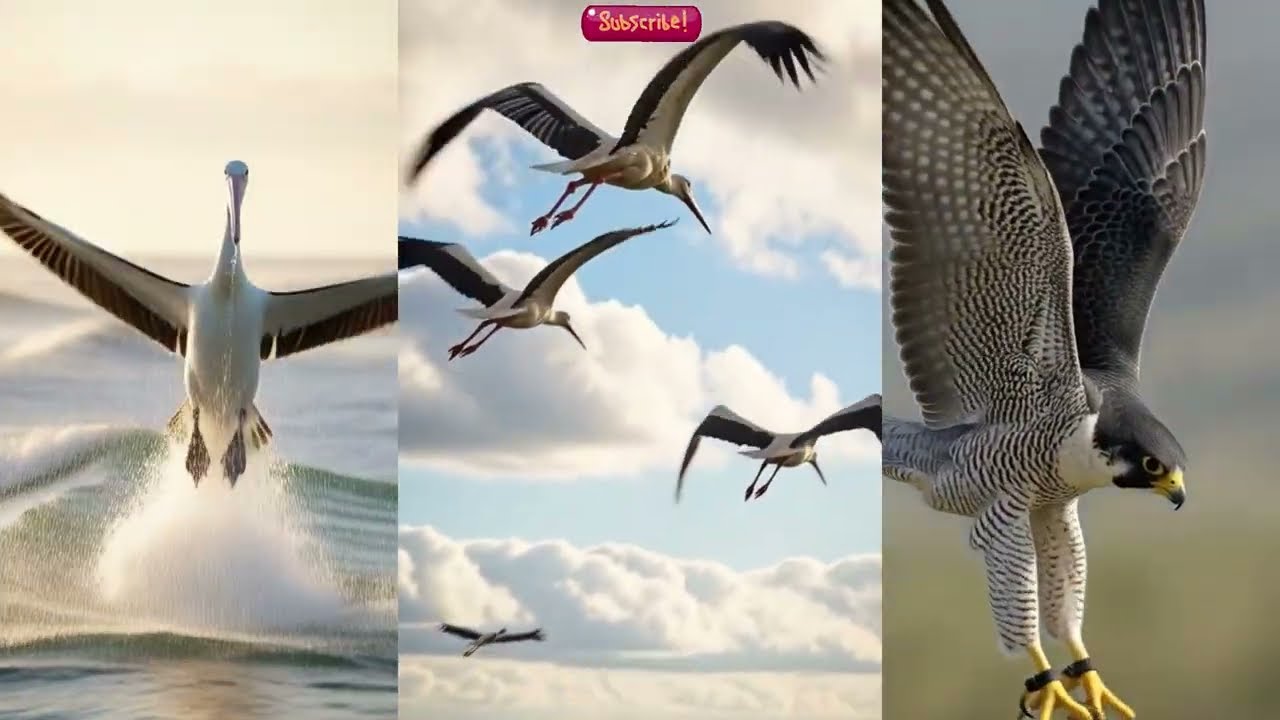 Airborne Animals in Action 🦅😲 | Nature Power | Wind Bite Force