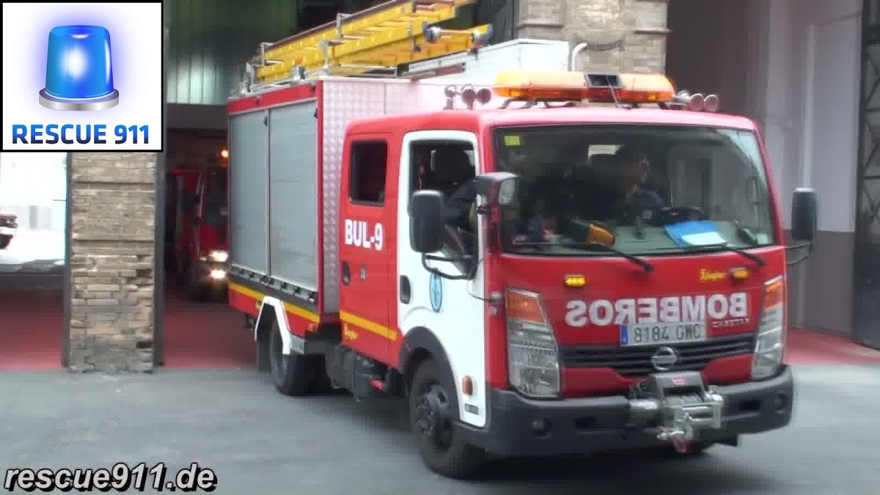 Seville fire department // BUL 9 + BUL 6 + UMC 2 Bomberos de Sevilla