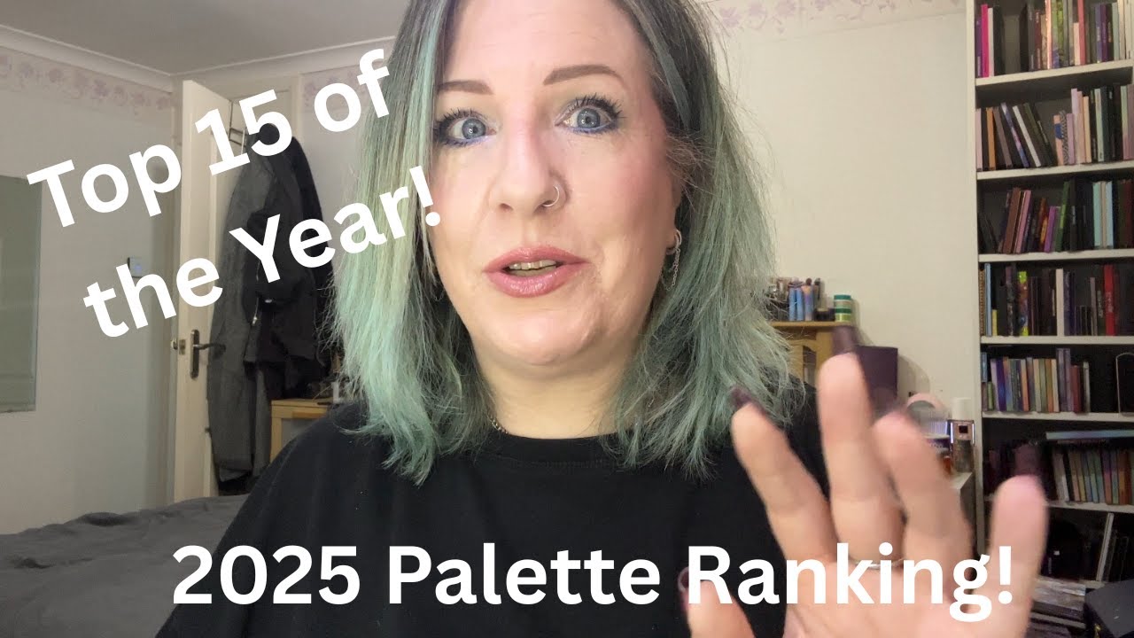 Top 15  Palettes I tried in 2025 #paletteranking