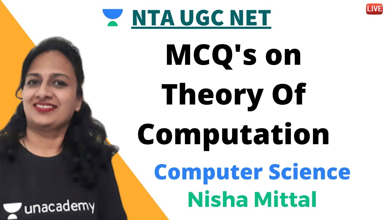 TOC MCQs | Computer Science | Unacademy Live - NTA NET | Nisha Mittal
