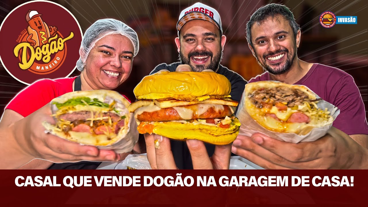 CONQUISTARAM +550 MIL SEGUIDORES VENDENDO HOT-DOG EM CASA - INVASÃO DOGÃO MANEIRO