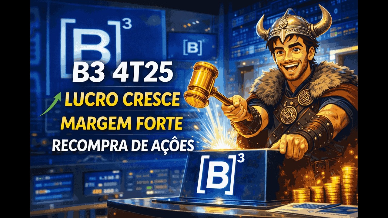 B3 4T25: Resultado S&oacute;lido e Programa Bilion&aacute;rio de Recompra
