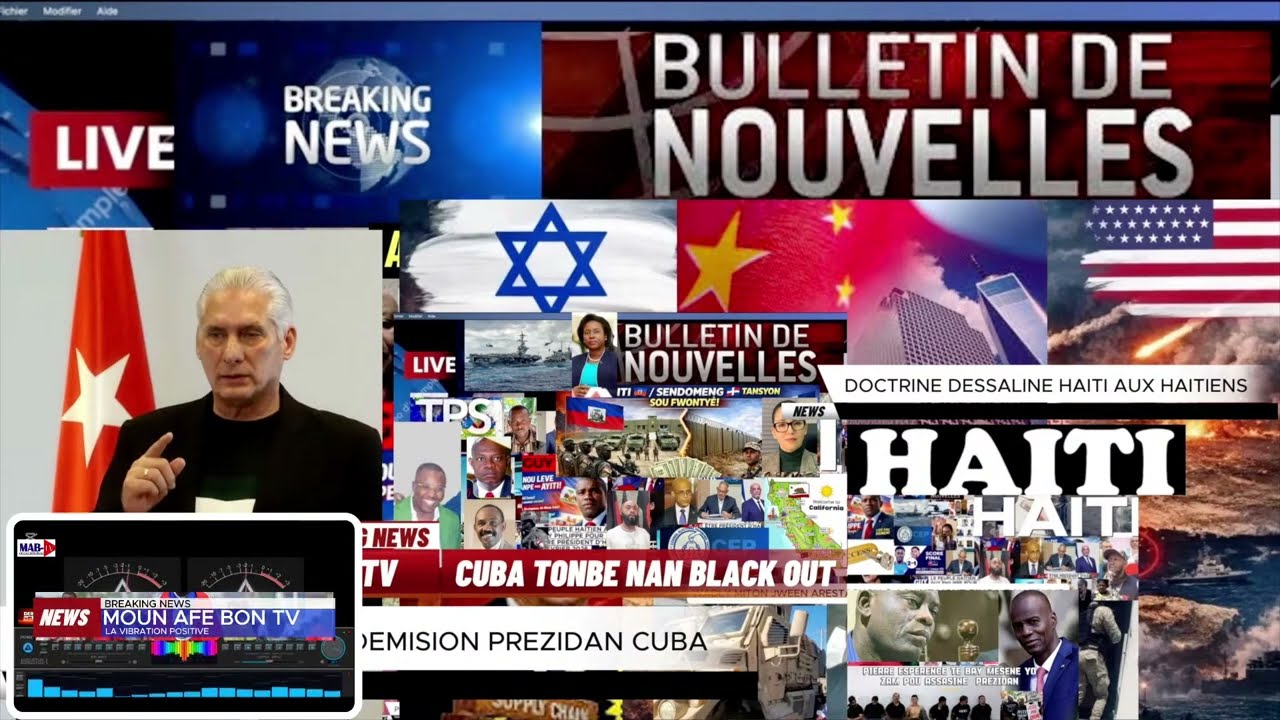 BWAMARE! TÈ A TRABLE FO AYITI/CUBA TONBE NAN BLACK OUT TRUMP EXIJE DEMISION PREZIDAN CUBA
