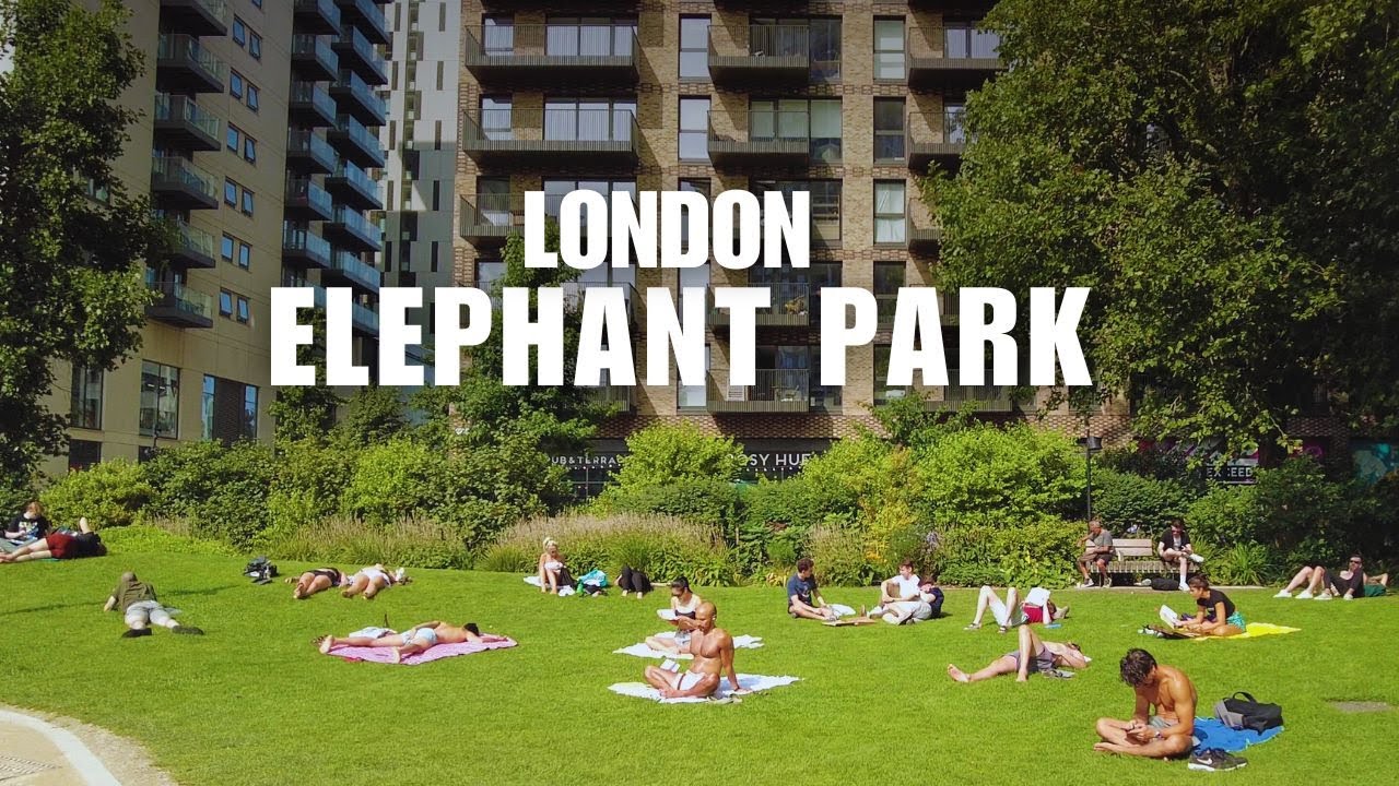 London Elephant Park Walk | Elephant & Castle Walking Tour | Summer Walk 4K