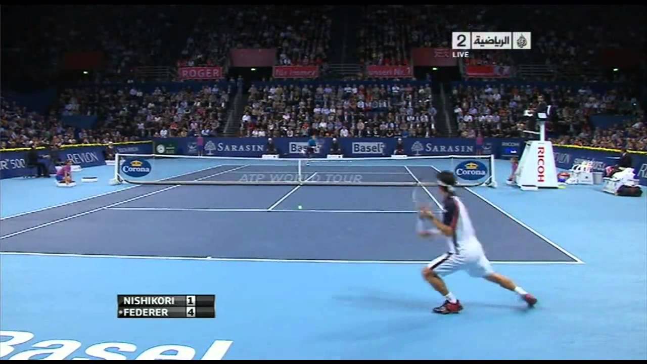 (HD) Roger Federer vs. Nishikori 2011 Basel ATP500 FInal Highlights