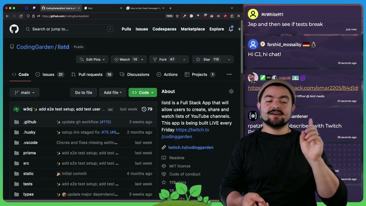 2023-05-19 - listd - SvelteKit | Setting up E2E Test Code Coverage Reports with Instanbul | Day 18