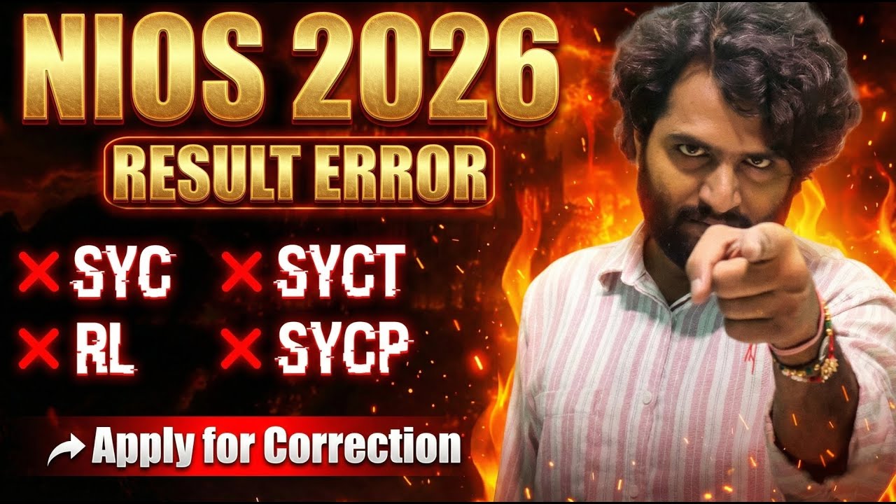 NIOS Result Errors Solved | RL, SYC, SYCT, SYCP, AB | How to Correct?