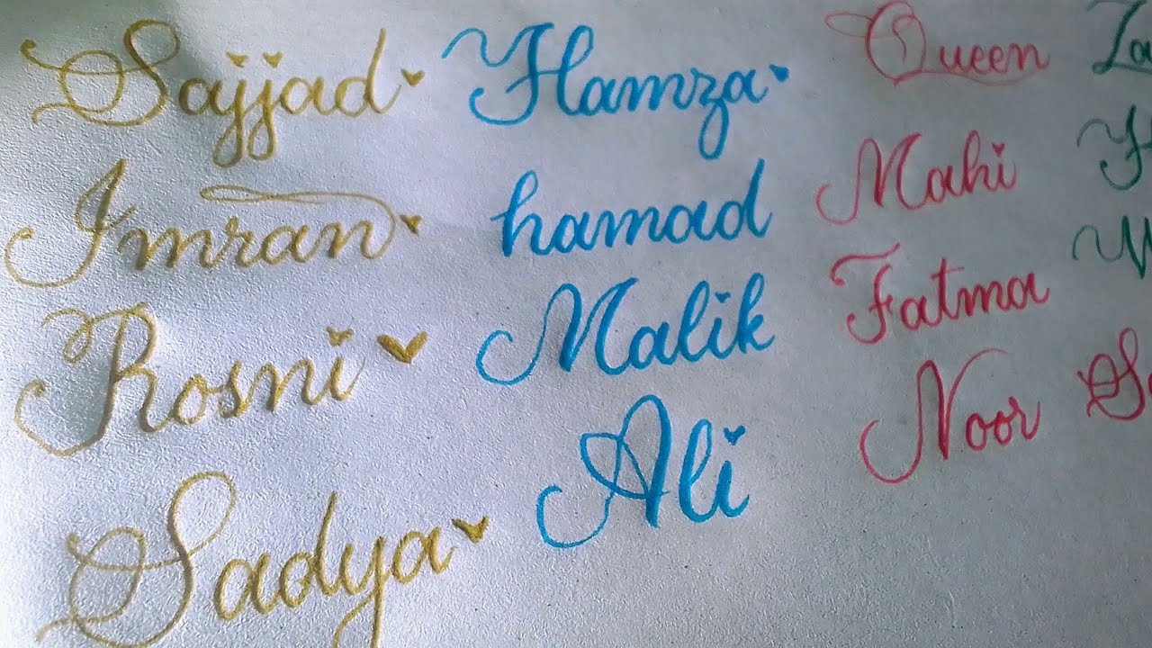 Live name writing | New subscribers Names Writing | Calligraphy names | comment your name.