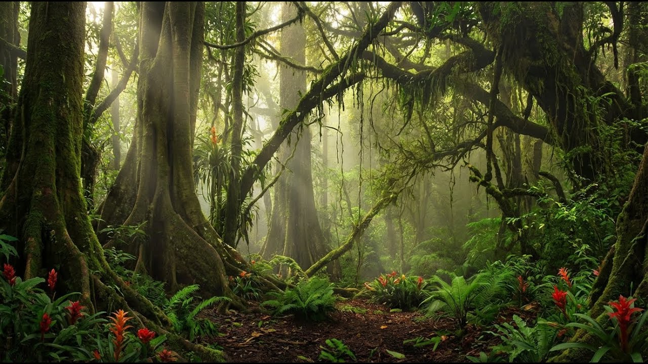 Tropical Rainforest Ambience for Sleep & Study | 45 Minutes