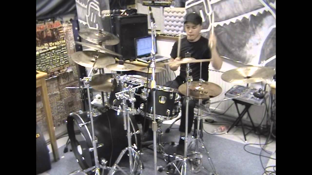 Patrik F&auml;lt - Children of Bodom - Hatebreeder Album Medley (drum cover)