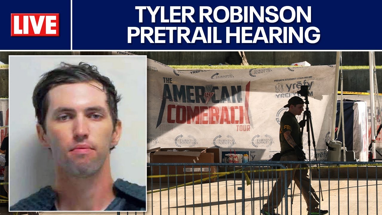 LIVE 🔴 Tyler Robinson pretrial hearing in Charlie Kirk assassination