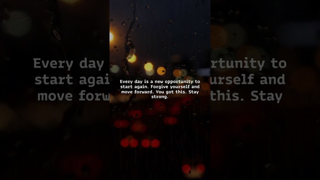 New Day, New Start: Forgive and Move On