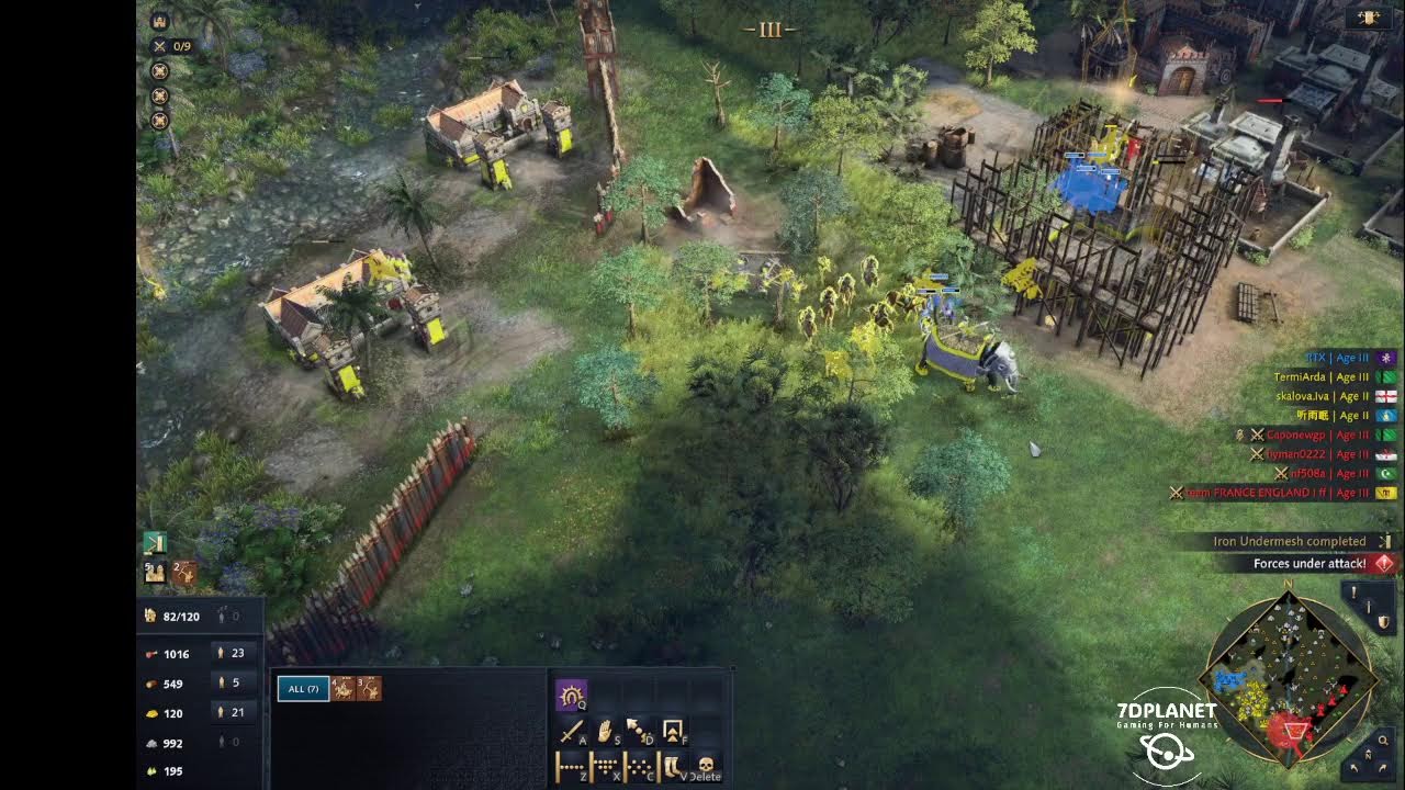 Age Of Empires IV Team Ranked Battle Match
