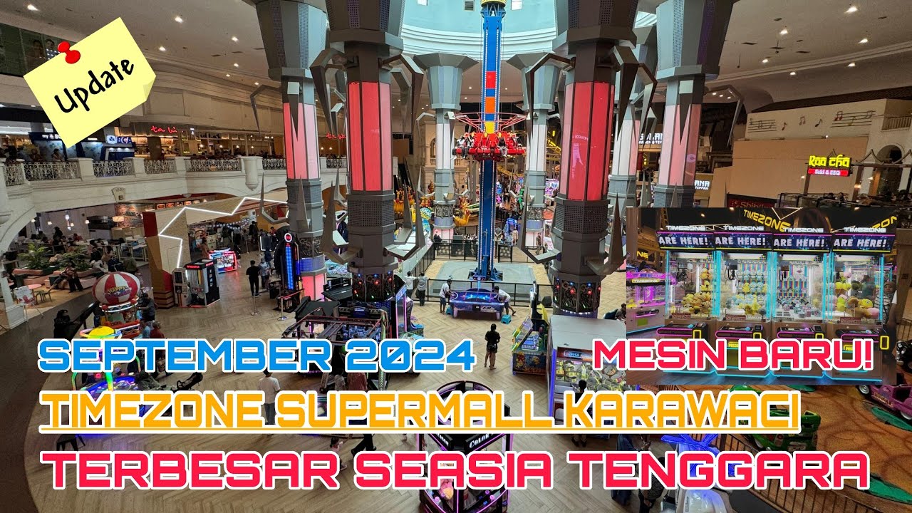 TIMEZONE SUPERMALL KARAWACI TERUPDATE 2024 | TIMEZONE TERBESAR SE ASIA TENGGARA & BANYAK MESIN BARU