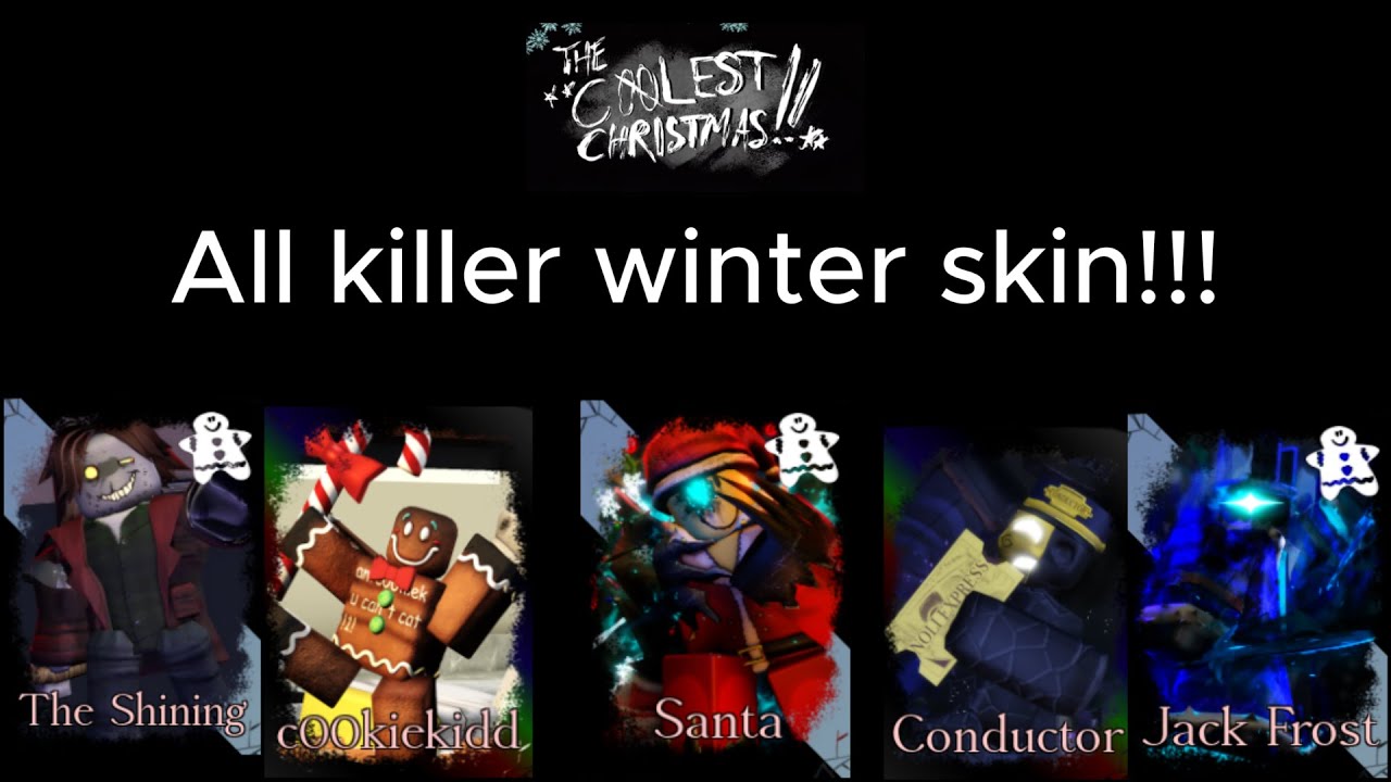 ALL winter killer skin in new THE COLLEST CHRISTMAS UPDATE!!