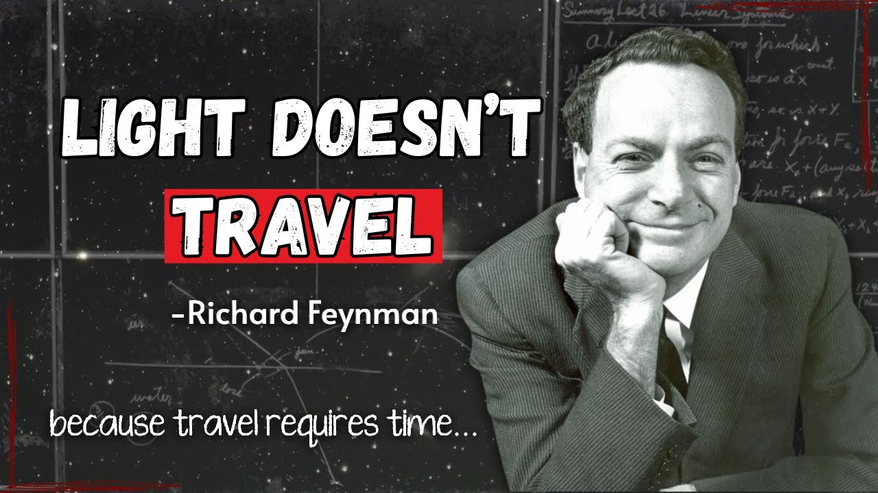 Why Light Speed Isn’t a SPEED? What Feynman Uncovered Will COLLAPSE Your Mind
