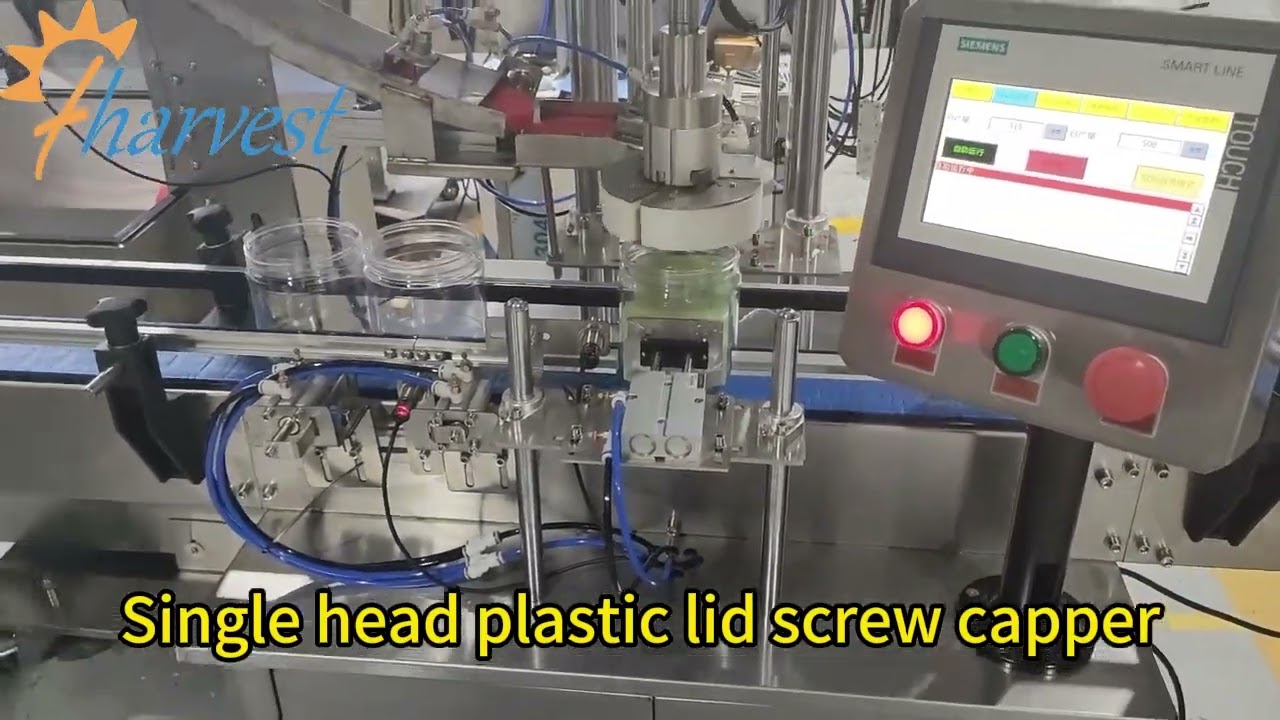 Plastikozko lata automatikoa estaltzeko makina txapela altxatzeko makina batekin