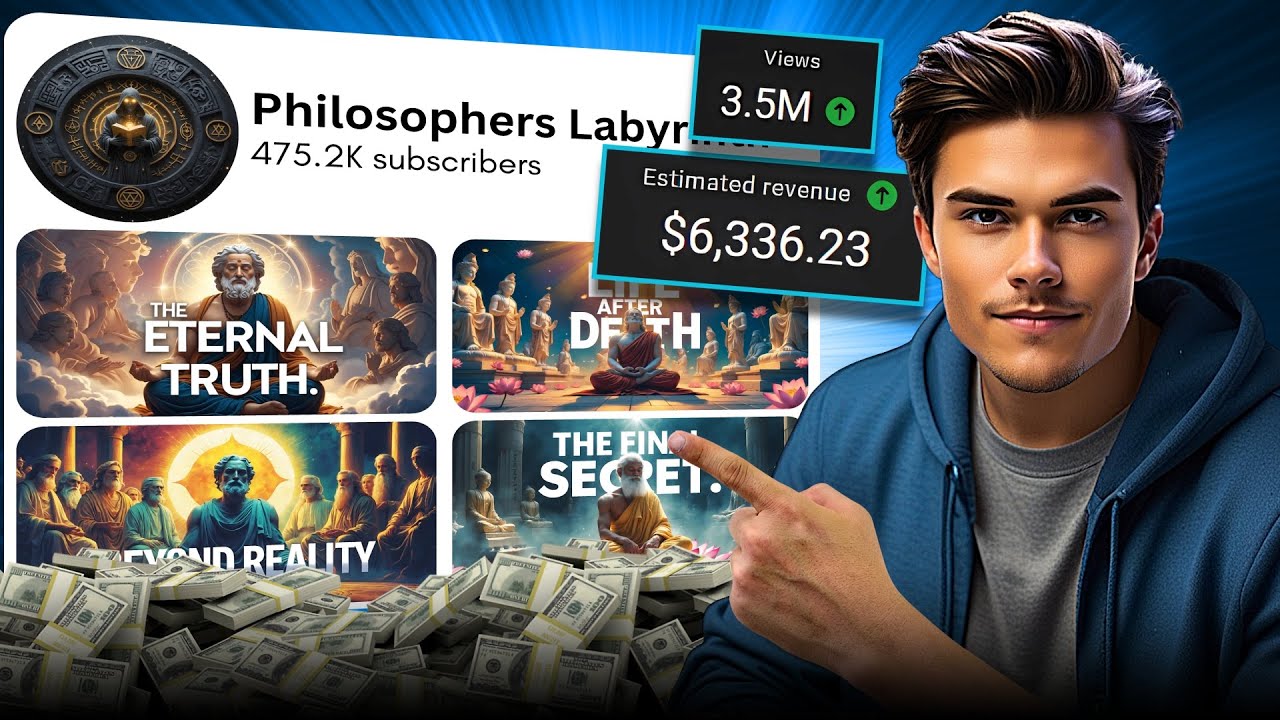 How I Made a Viral Wisdom Faceless Channel Using Only AI (Full Course)