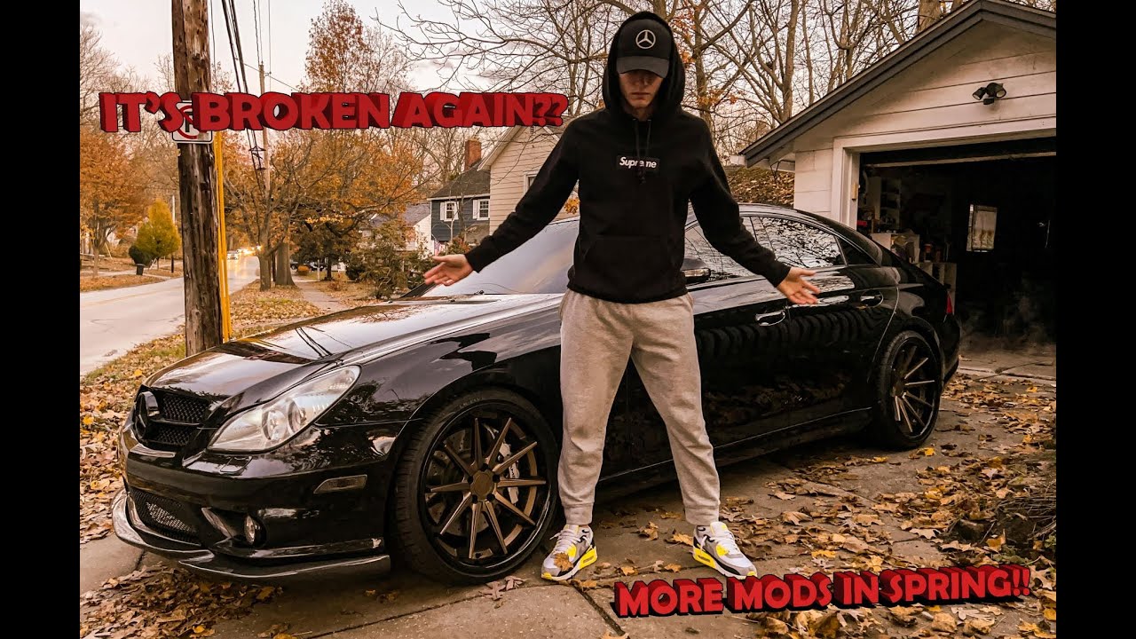 MERCEDES CLS55 AMG PULLS, REVS, INTERIOR POV, SUPERCHARGER, VS C8, BROKE AGAIN!!!
