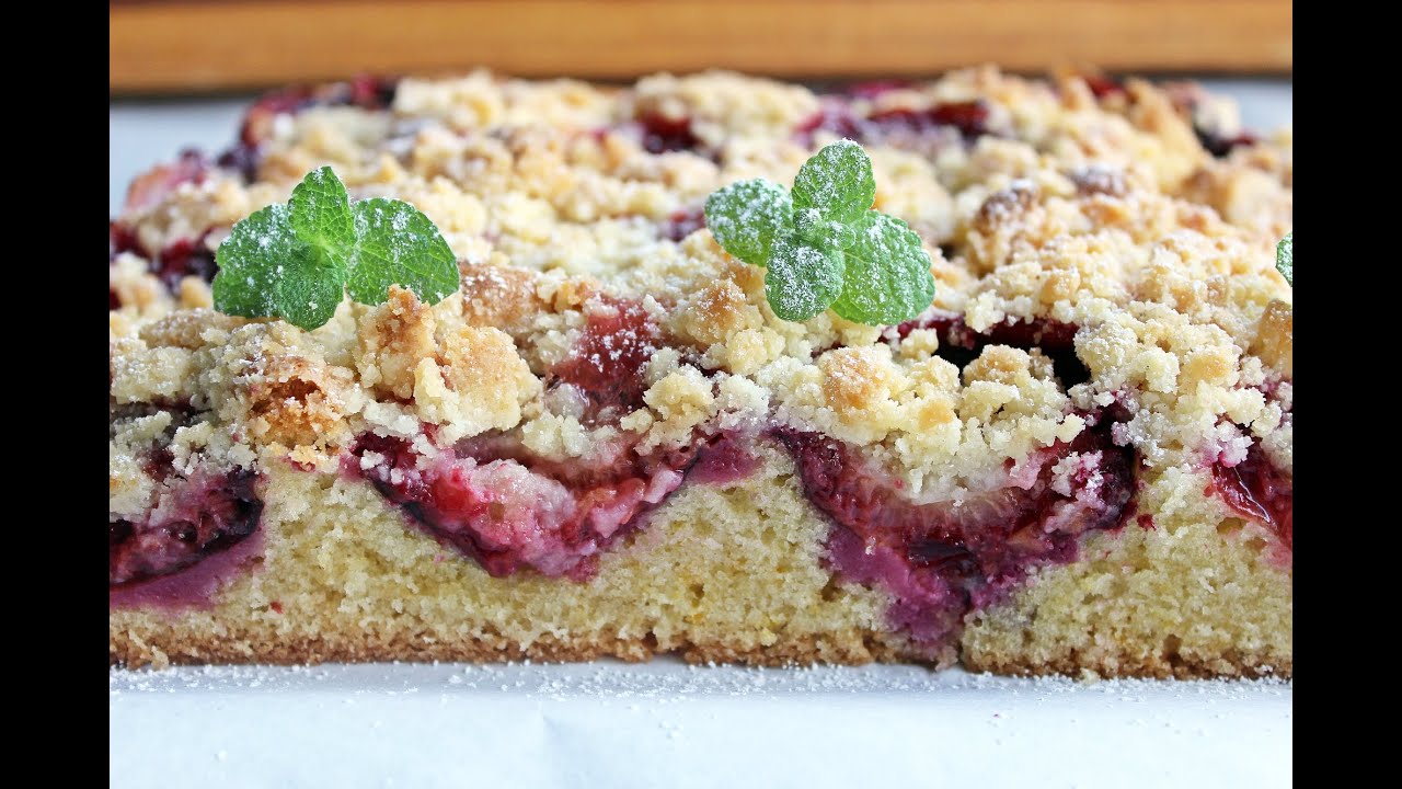 CIASTO UCIERANE ZE ŚLIWKAMI I KRUSZONKĄ #sweet #ciasta