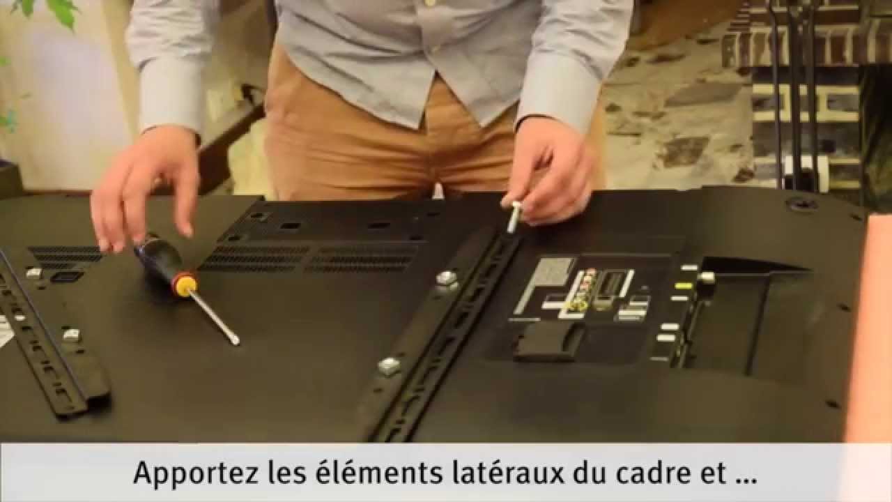 Installation d'un support mural pour écran plat
