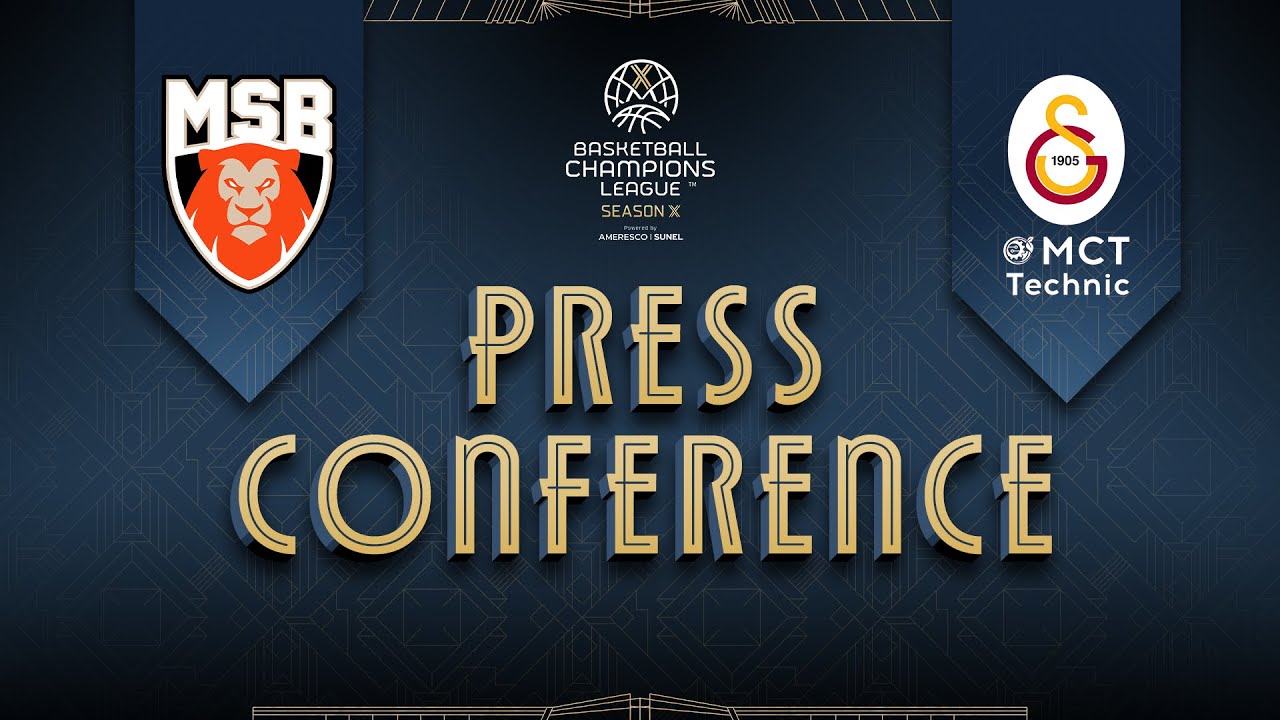 Le Mans Sarthe Basket v Galatasaray MCT Technic - Press Conference | #BasketballCL 2025-26