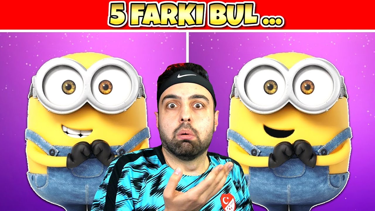 İKİ RESİM ARASINDAKİ 5 FARKI BULABİLECEK MİSİN ? ZOR BULMACA