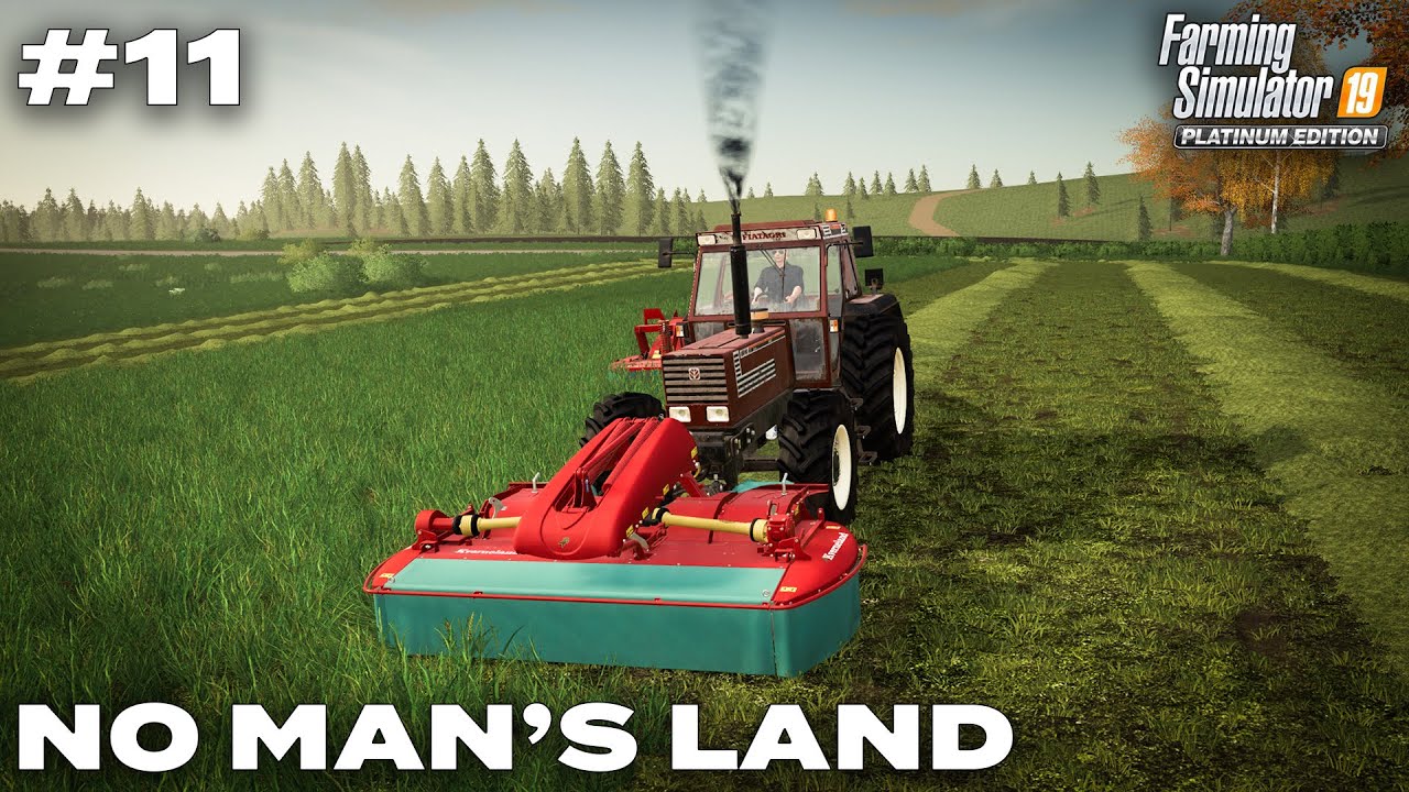 Late Autumn Grass Silage & Harvesting Soybeans - No Man's Land #11 Farming Simulator 19 Timelapse