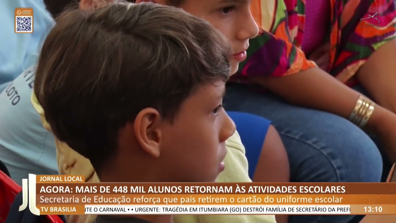 JL - Mais de 448 mil alunos retornam às atividades escolares