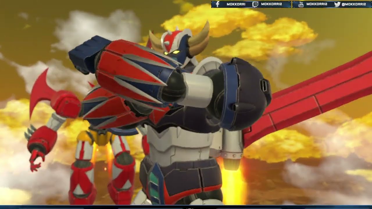 Megaton Mushashi Grendizer Mid Air Stage mission